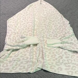 Leopard Print Open Front Cardigan/ cape new